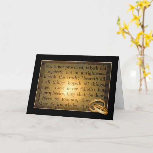 Jubiläumsblume Karte (Gelbe Blume)