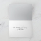 Jubiläumsblüten Feiertagskarte (Innenseite)