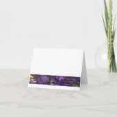 Jubiläumsblütenkarte Karte (Rückseite)