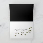 Jubiläumsbrief mit Efeu Karte (Innenseite)