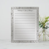 Jubiläumsbriefe zum 60. Mal (Stehend Vorderseite)