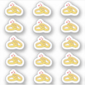 Jubiläumsdatum Erinnerung Hochzeitsplaner Aufkleber (Vorderseite)