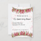 Jubiläumsdinner Einladung Geschenk (Vorderseite)