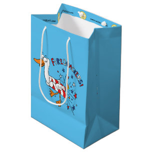 Jubiläumsduck Niedliche Kinder Mittlere Geschenktüte