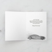 Jubiläumsfahrer Sportwagen C Karte (Innenseite)