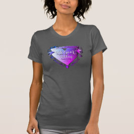 Jubiläumsfeier Amethyst-Herz-Emblem T-Shirt