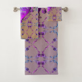 Jubiläumsfeier Amethyst-Rose Badhandtuch Set (Insitu)
