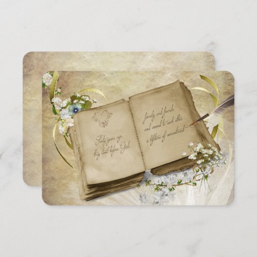 Jubiläumsfeier der 40. uAwg: Erneuerung Einladung (Vorne/Hinten)