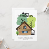 Jubiläumsfeier des Kunden Karte (Vorderseite/Rückseite Beispiel)