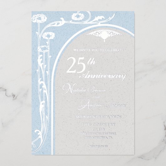 Jubiläumsfeier Einladung (Vorderseite)