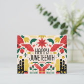 Jubiläumsfeier Freiheit Erbe symbolische Kunst Feiertagskarte (Stehend Vorderseite)