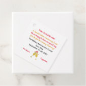 Jubiläumsfeier Geschenkanhänger (Beispiel)