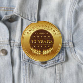 Jubiläumsfeier Gold Medaille Button (Beispiel)