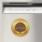 Jubiläumsfeier Gold Medaille Magnet (In Situ (Geschirrspüler))