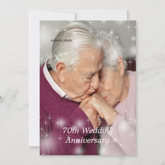 Jubiläumsfeier, individuelle Einladung (Vorderseite)