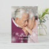 Jubiläumsfeier, individuelle Einladung (Stehend Vorderseite)