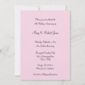 Jubiläumsfeier, individuelle Einladung (Rückseite)