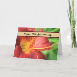 Jubiläumsfeier Karte