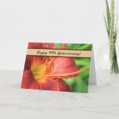 Jubiläumsfeier Karte (Vorderseite)