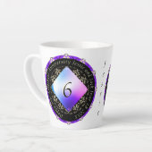 Jubiläumsfeier Latte Tasse (Linke Ecke)