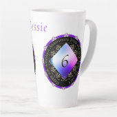 Jubiläumsfeier Latte Tasse (Rechte Ecke)