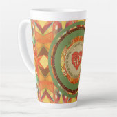 Jubiläumsfeier Latte Tasse (Linke Ecke)