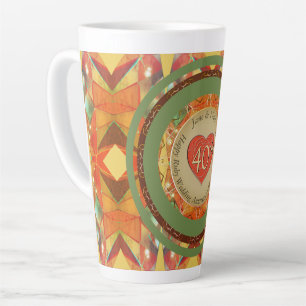 Jubiläumsfeier Latte Tasse