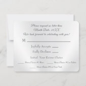 Jubiläumsfeier oder Hochzeitsfeier mit Wahlmöglich Einladung (Rückseite)