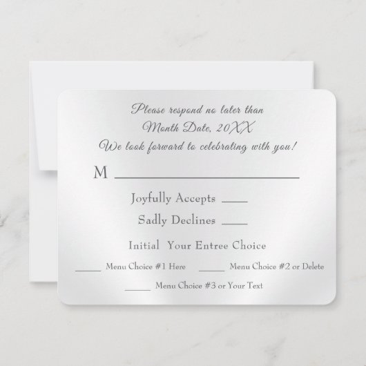 Jubiläumsfeier oder Hochzeitsfeier mit Wahlmöglich Einladung (Rückseite)