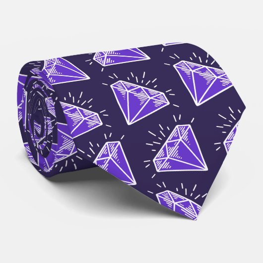 Jubiläumsfeier oder lila 21. Jubiläumsveranstaltun Krawatte (Gerollt)