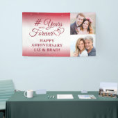 Jubiläumsfeier Ruby hört JAHRE AUF, JETZT FÜR IMME Banner (Messeveranstaltung)