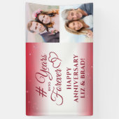 Jubiläumsfeier Ruby hört JAHRE AUF, JETZT FÜR IMME Banner (Vertikal)