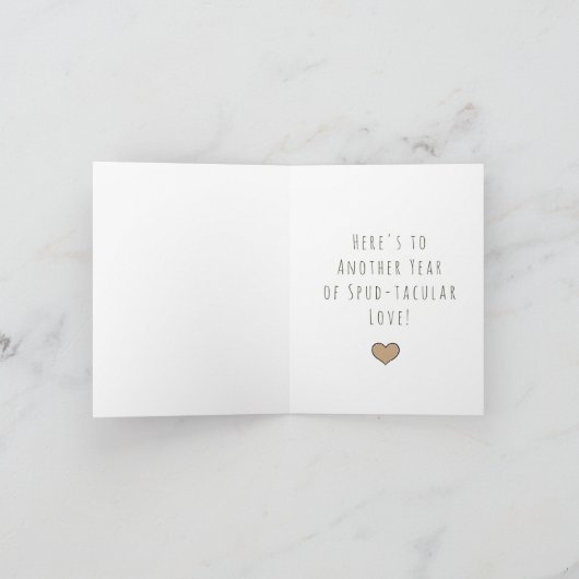 Jubiläumsfeier Spaß Mash Made in Heaven Karte (Innenseite)