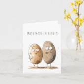 Jubiläumsfeier Spaß Mash Made in Heaven Karte (Gelbe Blume)