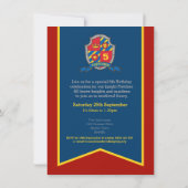 Jubiläumsfeier zum 5. einladung (Rückseite)