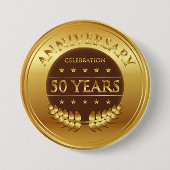 Jubiläumsfeier zum fünfzigjährigen Jubiläum - Gold Button (Vorderseite)