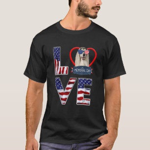 Jubiläumsfeiertag, 4. Juli Veteran Hund T-Shirt