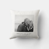 Jubiläumsfeiertag - Foto Hochzeitstag Kissen (Rückseite)