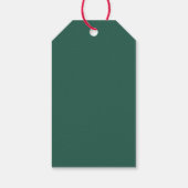 Jubiläumsfeiertag Personalisiert Geschenkanhänger (Rückseite)