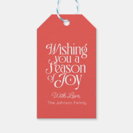 Jubiläumsfeiertag Personalisiert Geschenkanhänger