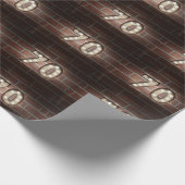 Jubiläumsfeuer aus Ziegelstein Geschenkpapier (Ecke)