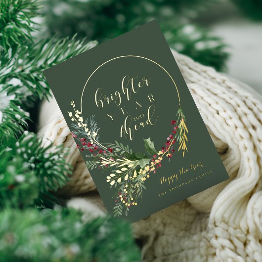 Jubiläumsfeuer Folien Feiertagskarte