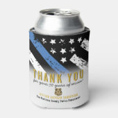 Jubiläumsflagge der Polizei Dosenkühler (Kanne Vorderseite)