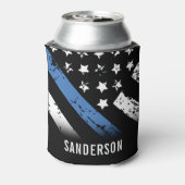 Jubiläumsflagge der Polizei Dosenkühler (Kanne Rückseite)