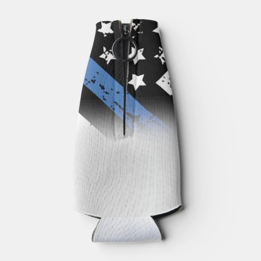 Jubiläumsflagge der Polizei Flaschenkühler (Rückseite)