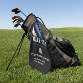 Jubiläumsflagge der Polizei Golfhandtuch (Gras)