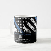 Jubiläumsflagge der Polizei Kaffeetasse (Vorderseite Links)