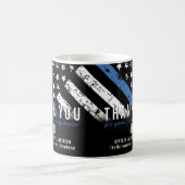 Jubiläumsflagge der Polizei Kaffeetasse (Mittel)