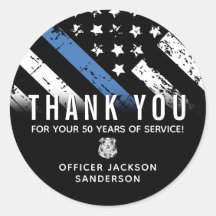 Jubiläumsflagge der Polizei