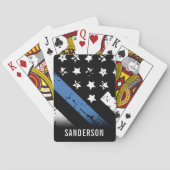 Jubiläumsflagge der Polizei Spielkarten (Rückseite)